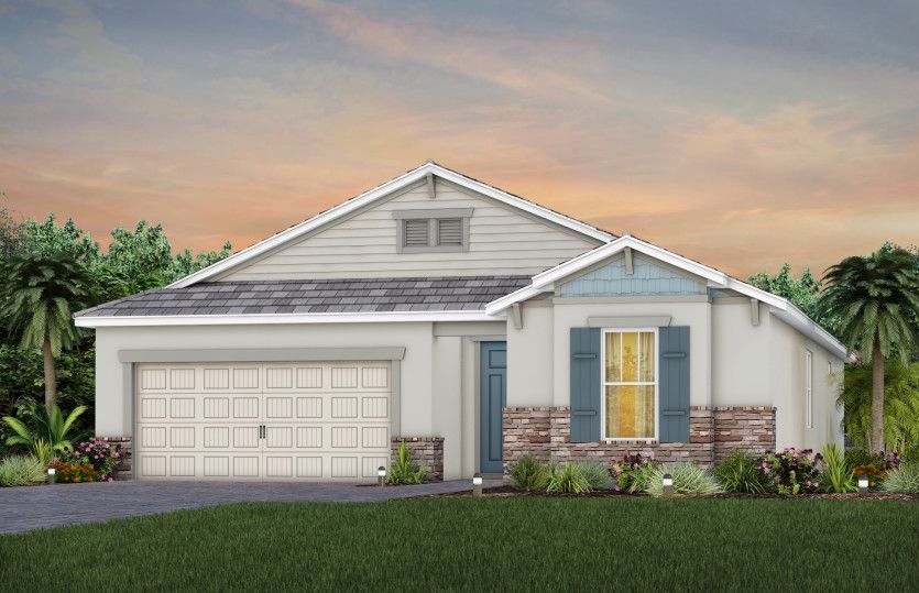 Exterior C2 with optional stone detail