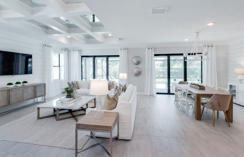 New construction home with an open concept layout