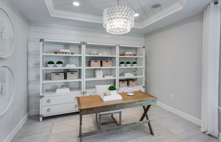 The flex room is a great new home feature