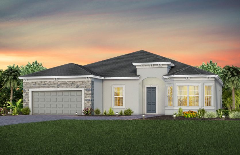 Exterior FM3 with optional stone detailing