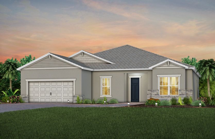 Exterior C2 with optional stone detailing
