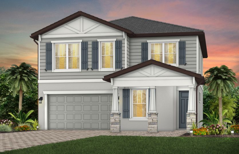 Riverwalk Exterior CR301 with Stone