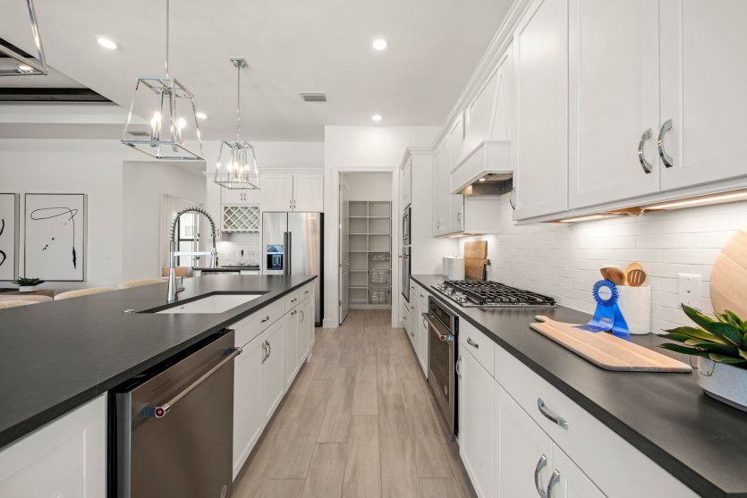 Kitchen with ample storage
