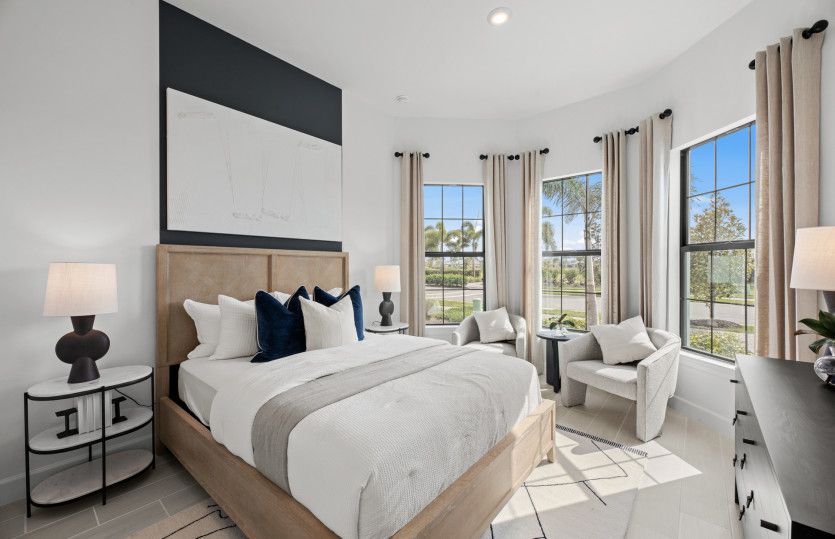 Secondary bedroom located in the front of the home