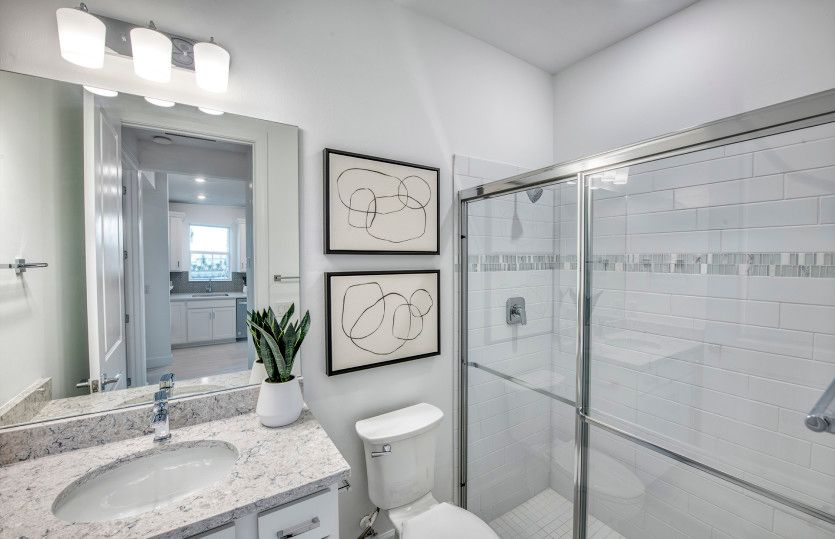 Secondary bathroom