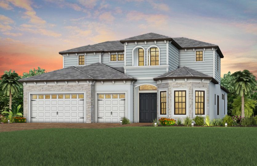 Exterior FM3 with optional stone detail