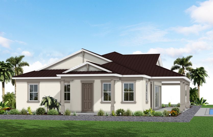 Guest House Exterior CO1 Craftsman Westhighland White