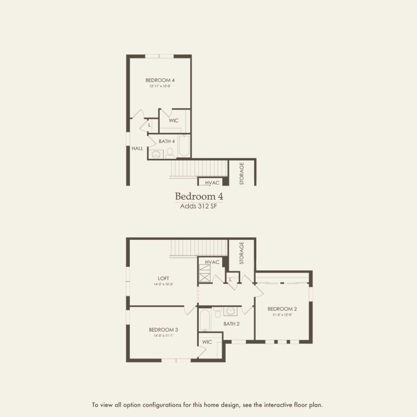 Second Floor 4 br / 3.5 ba