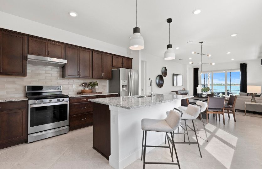 Gourmet Kitchen with Center Island
