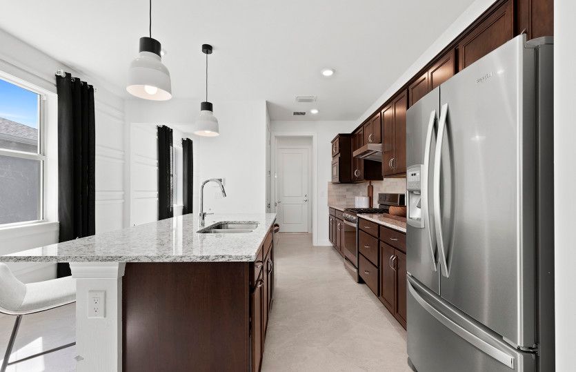 Flow Through Kitchen Layout