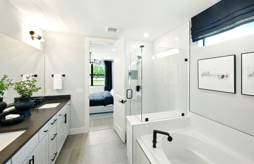 Owner's Bath with optional Walk-In Shower and Soaking Tub