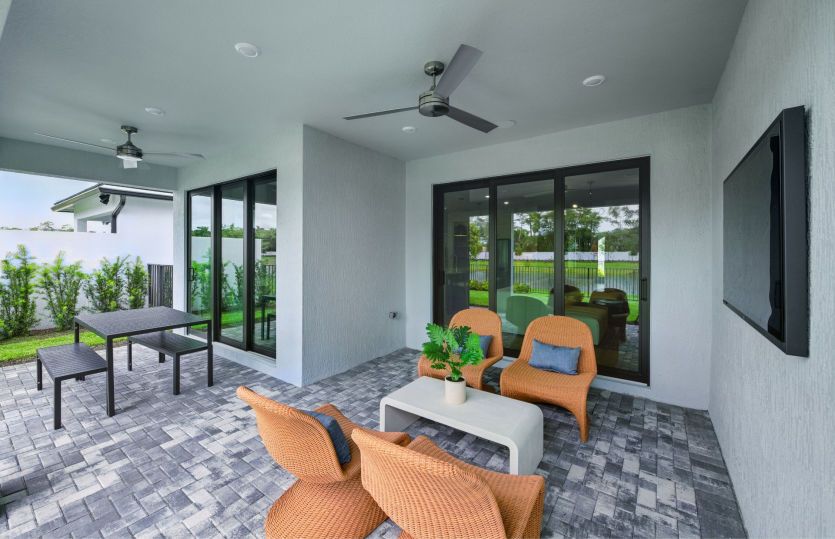 Optional Extended Covered Lanai