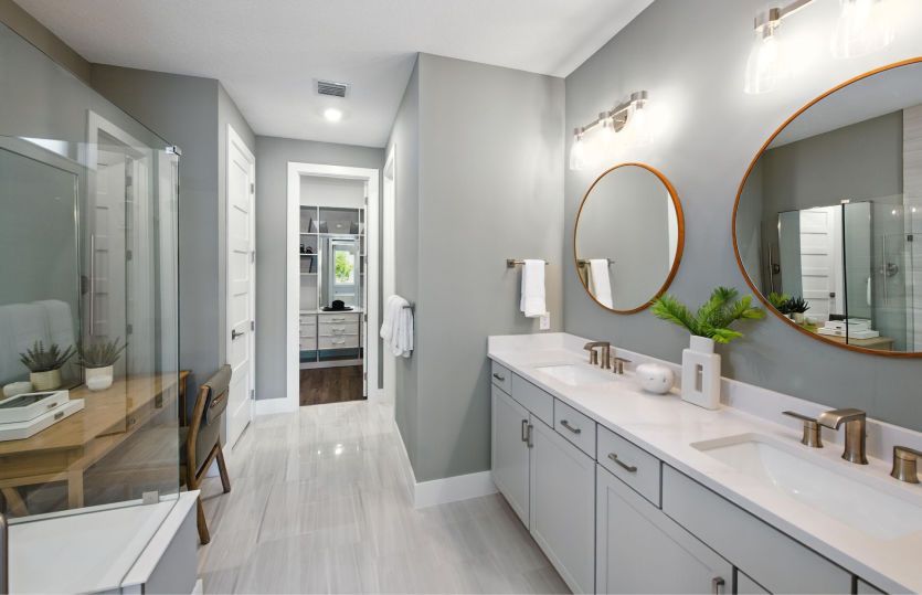 Owner's Bath with Dual Vanities