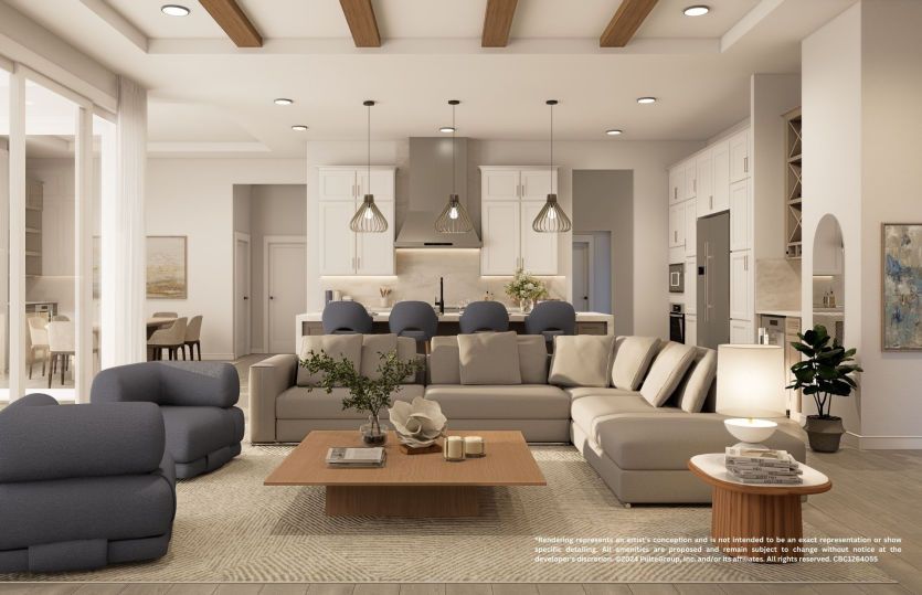 Homesite 78 Gathering Room | Artist's Renderings