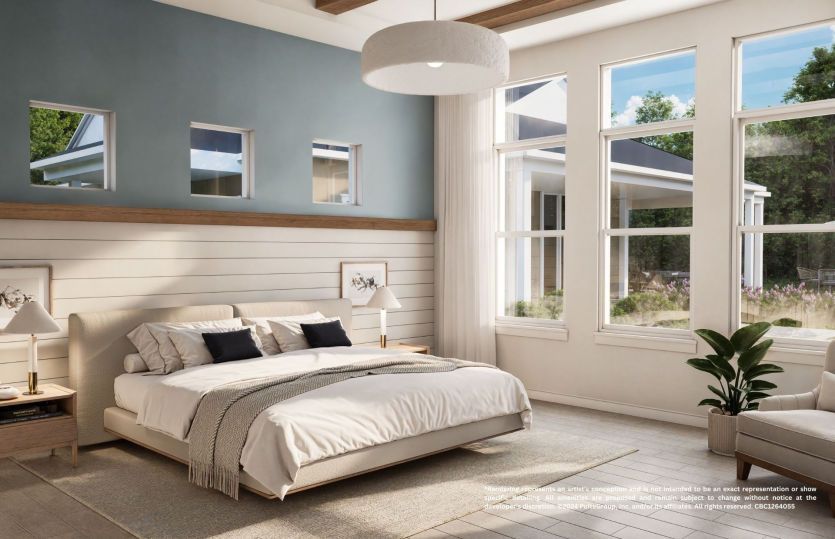 Homesite 78 Bedroom | Artist's Renderings