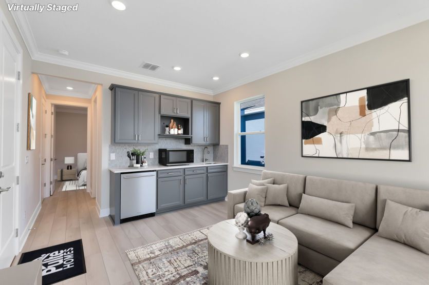 Kitchenette in the AllGen living room