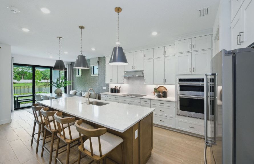 Kitchen with Large Center Island
