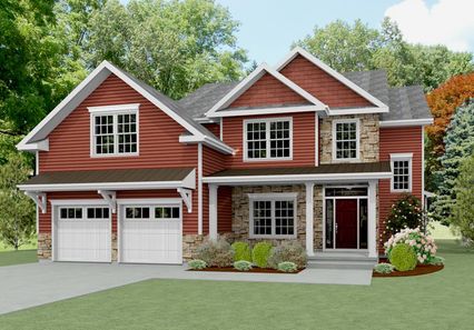 The Strafford Floor Plan - Keswick Pointe