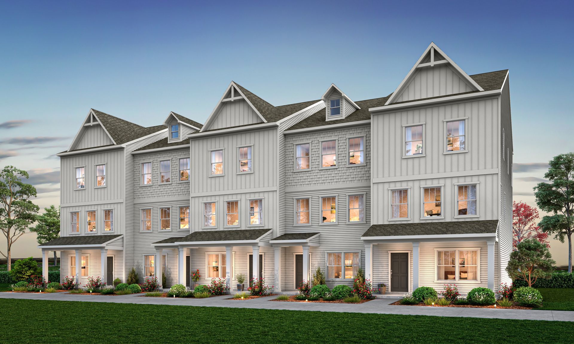 Myka TH - Village at Reedy Creek Townhomes: Charlotte, North Carolina - True Homes
