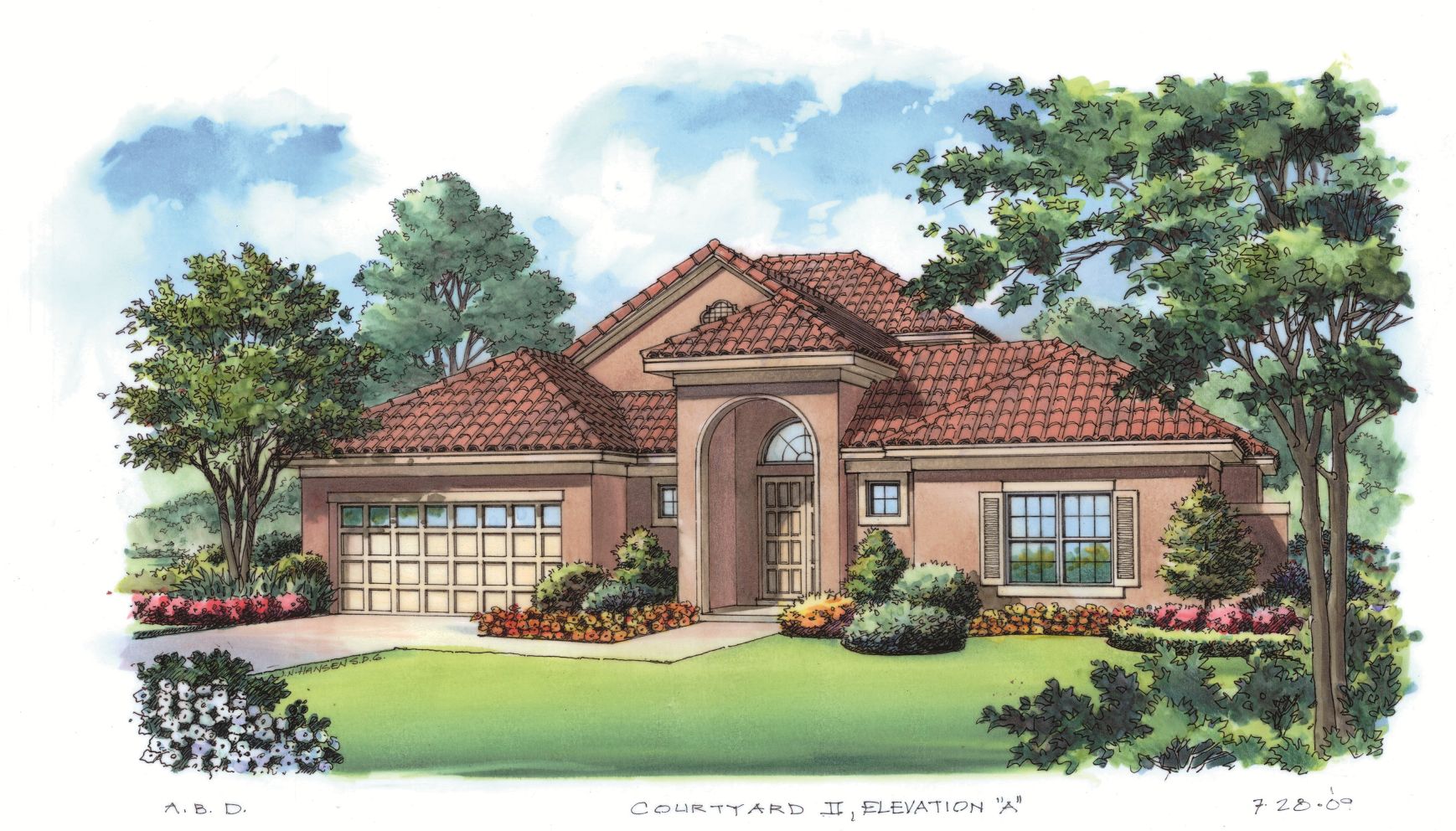 The Courtyard II:Elevation