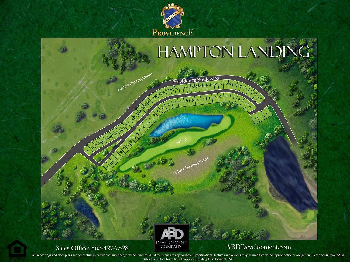 Hampton Landing Site Map