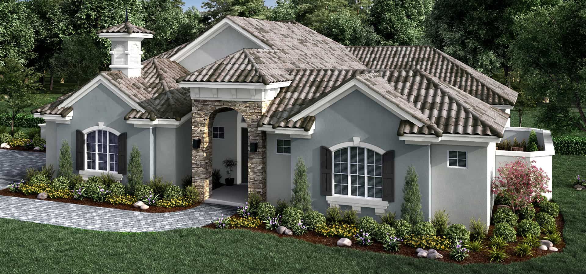 The Courtyard Model Ho:Elevation