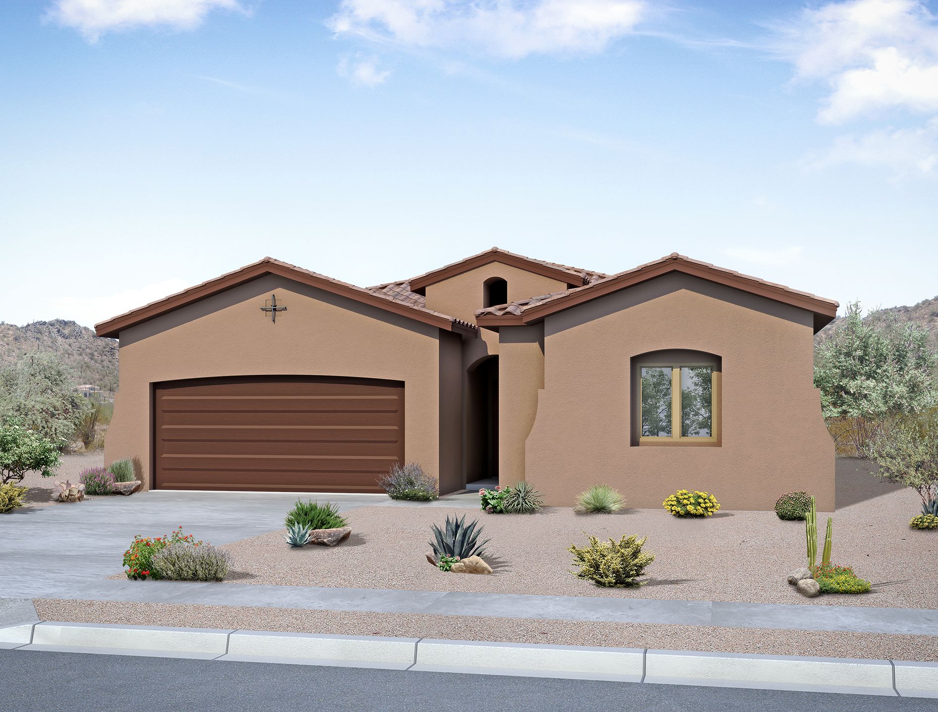 Exterior:Jane Mission Tile Roof