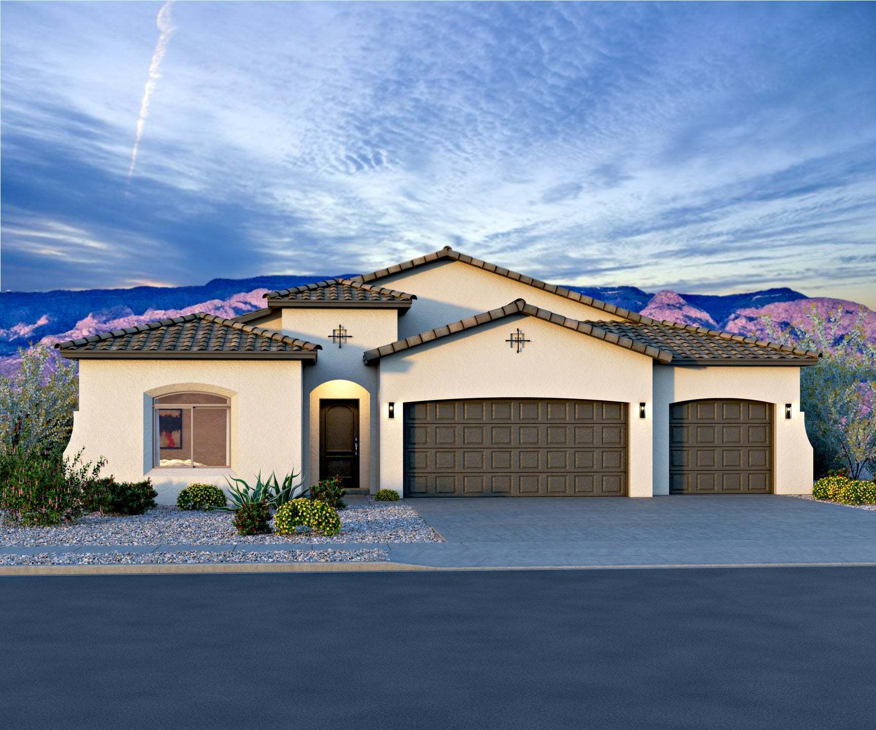 Exterior:Marilyn II Mission Tile Roof