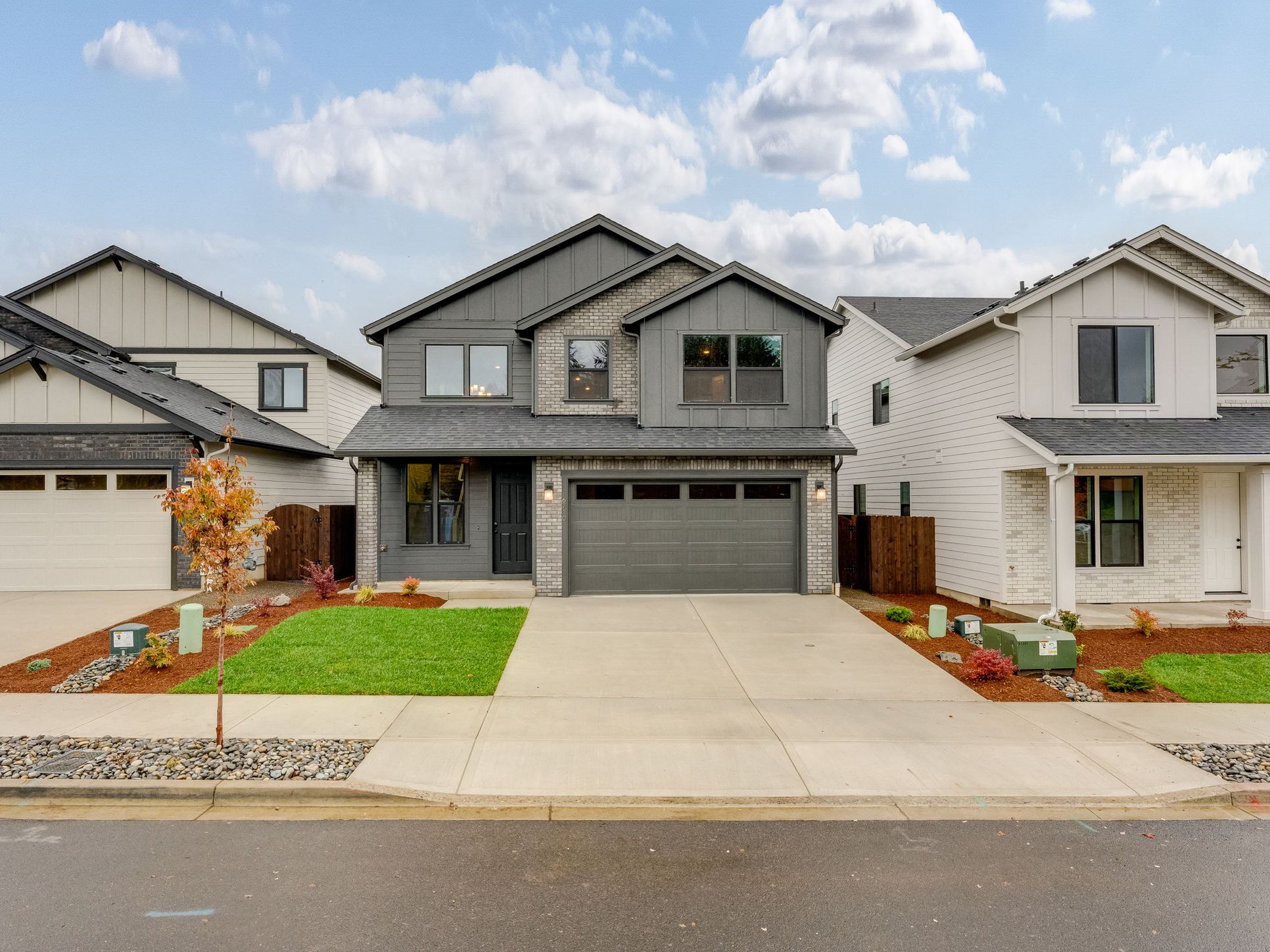 The Courtyards at Hidden Crest Community by Aho Construction