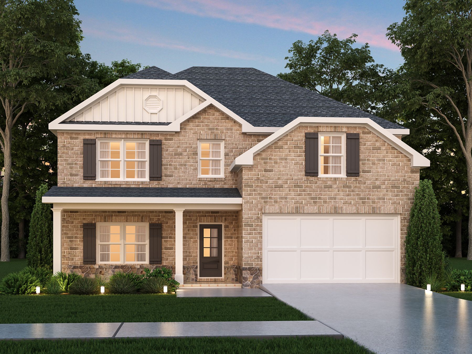 Front - Elevation C:Torrey Pines
