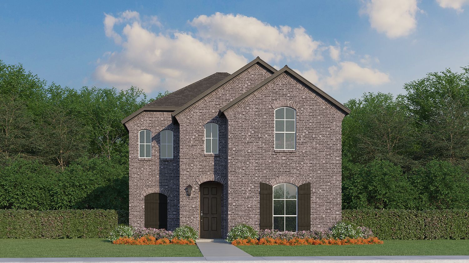 Exterior:Plan 1461 Elevation A