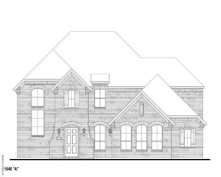 Exterior:Plan 1646 Elevation A