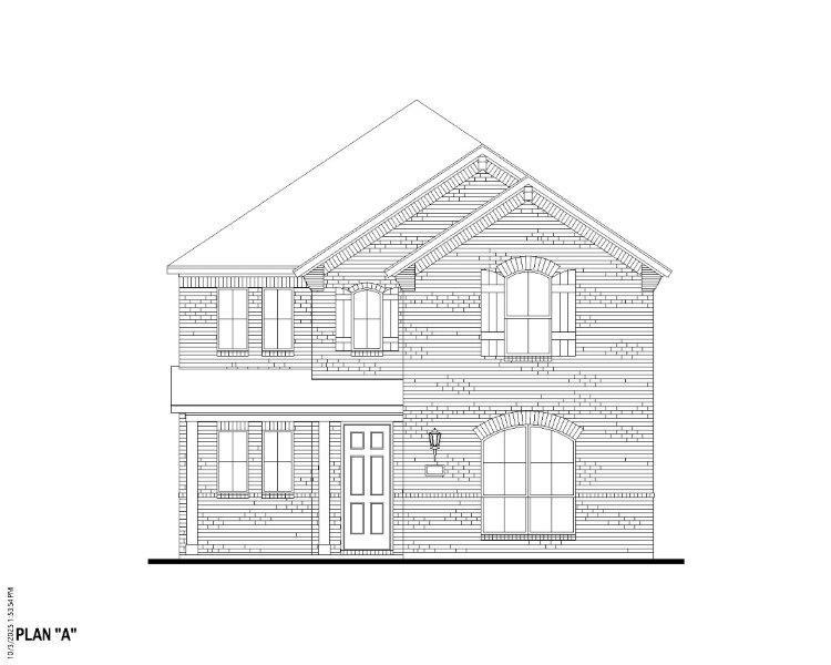Exterior:Plan 1462 Elevation A