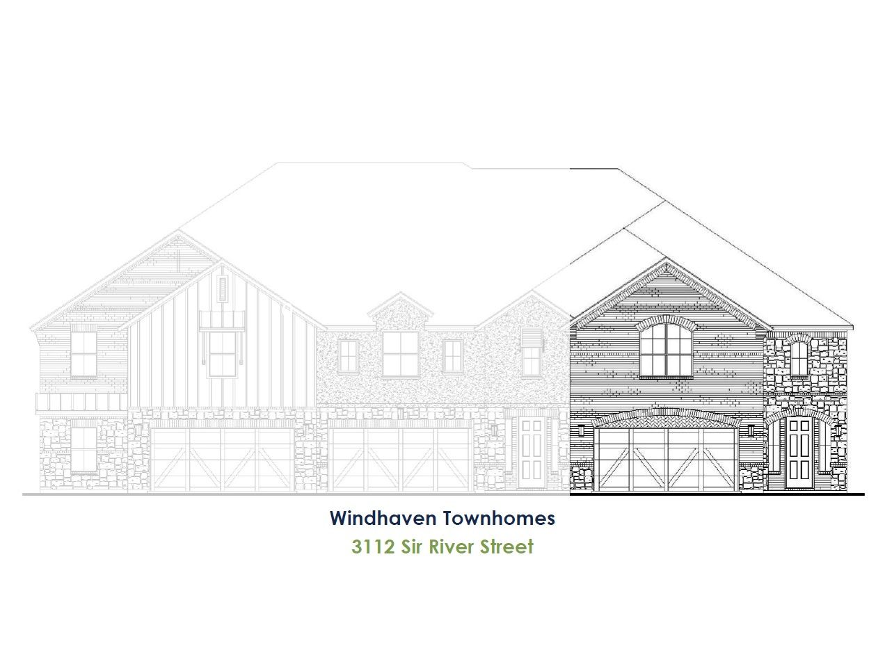Exterior:TH Building 15 Unit 3 W Elevation