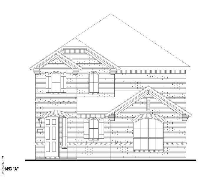 Exterior:Plan 1453 Elevation A
