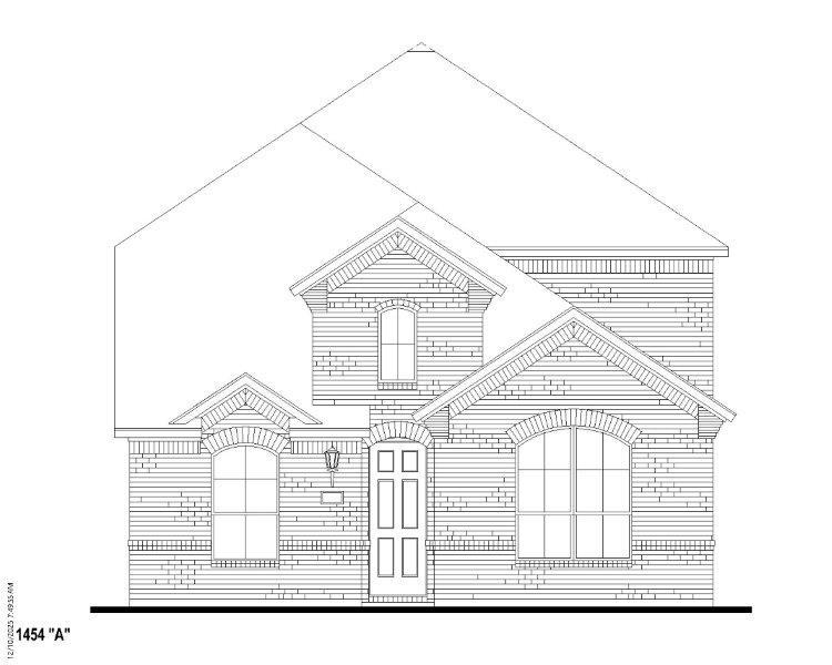 Exterior:Plan 1454 Elevation A