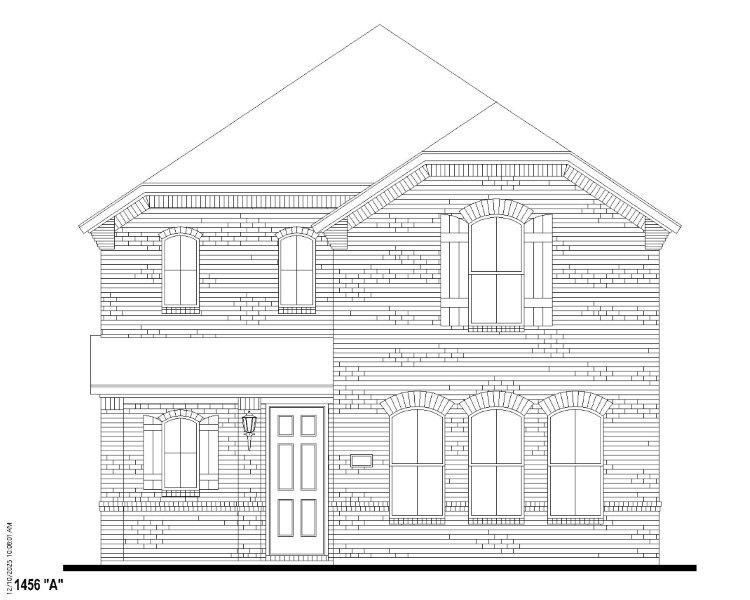 Exterior:Plan 1456 Elevation A