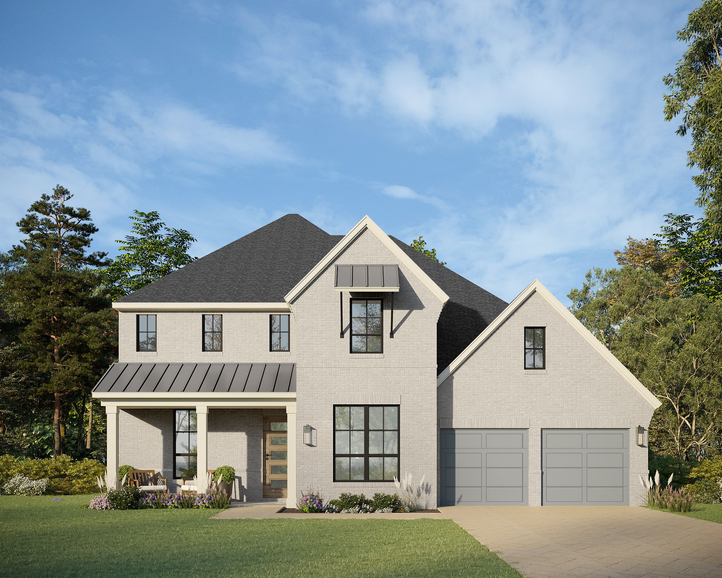 Exterior:Plan 1639 Elevation B