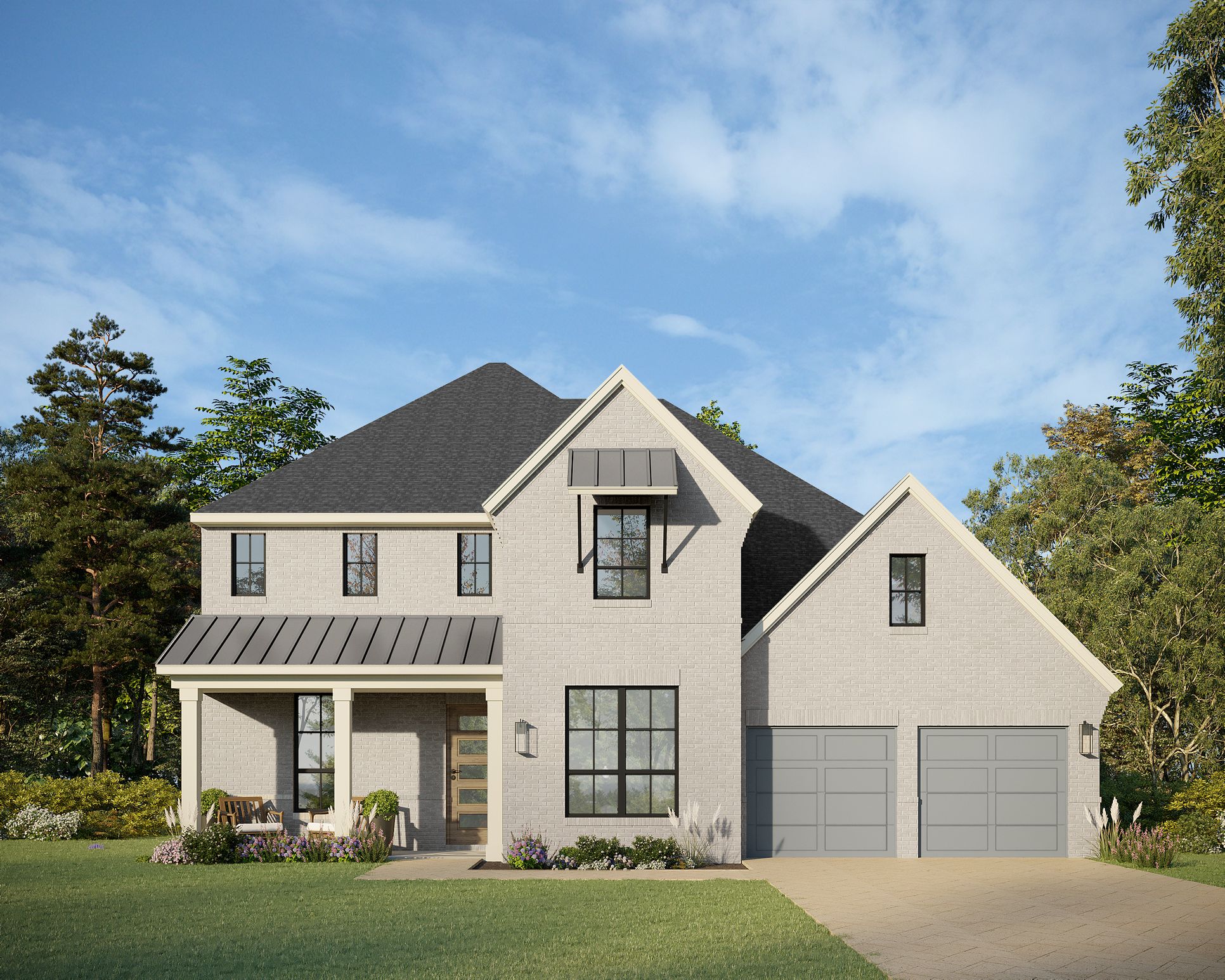 Exterior:Plan 1639 Elevation B