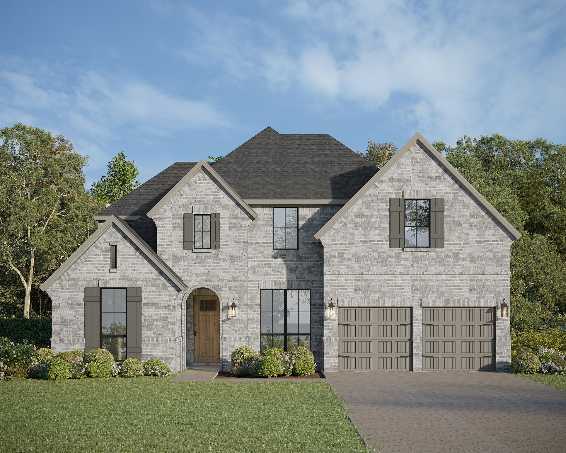 Exterior:Plan 1641 Elevation D