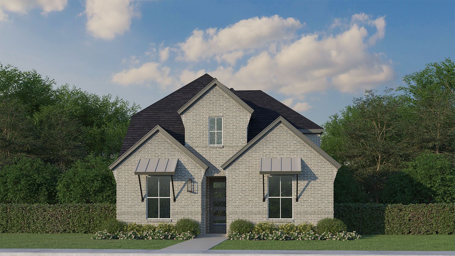 Exterior:Plan 1454 Elevation G