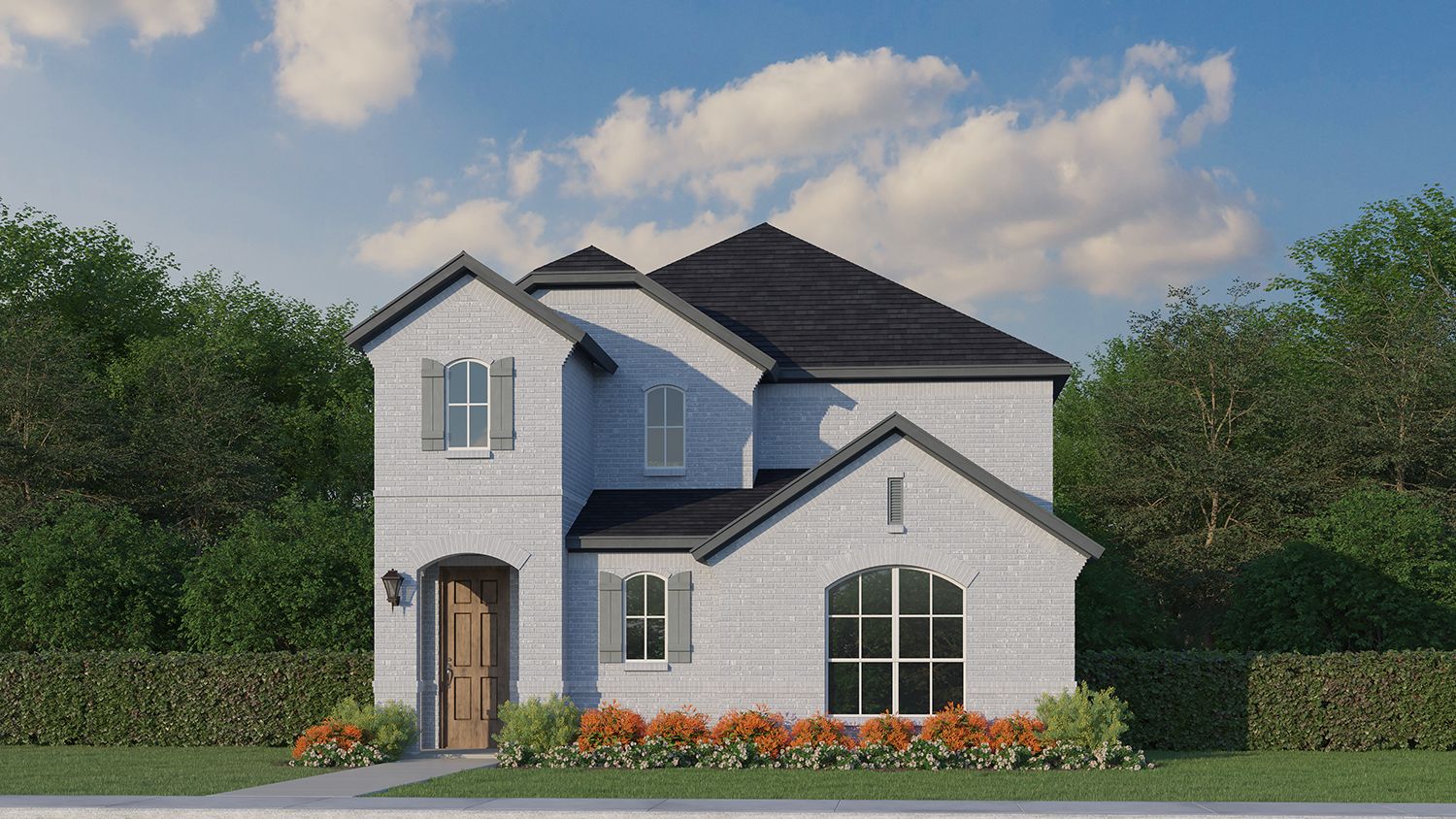 Exterior:Plan 1453 Elevation A