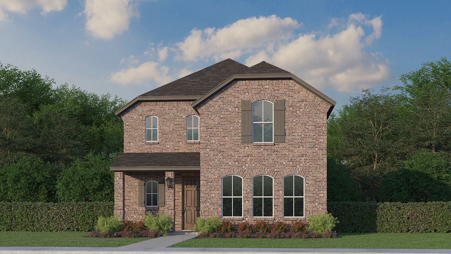 Exterior:Plan 1456 Elevation A
