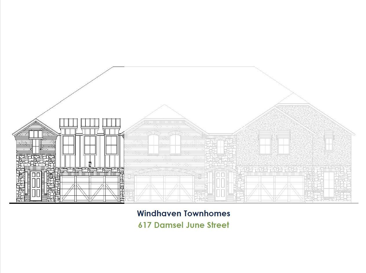 Exterior:TH Building 8 Unit 1 W Elevation