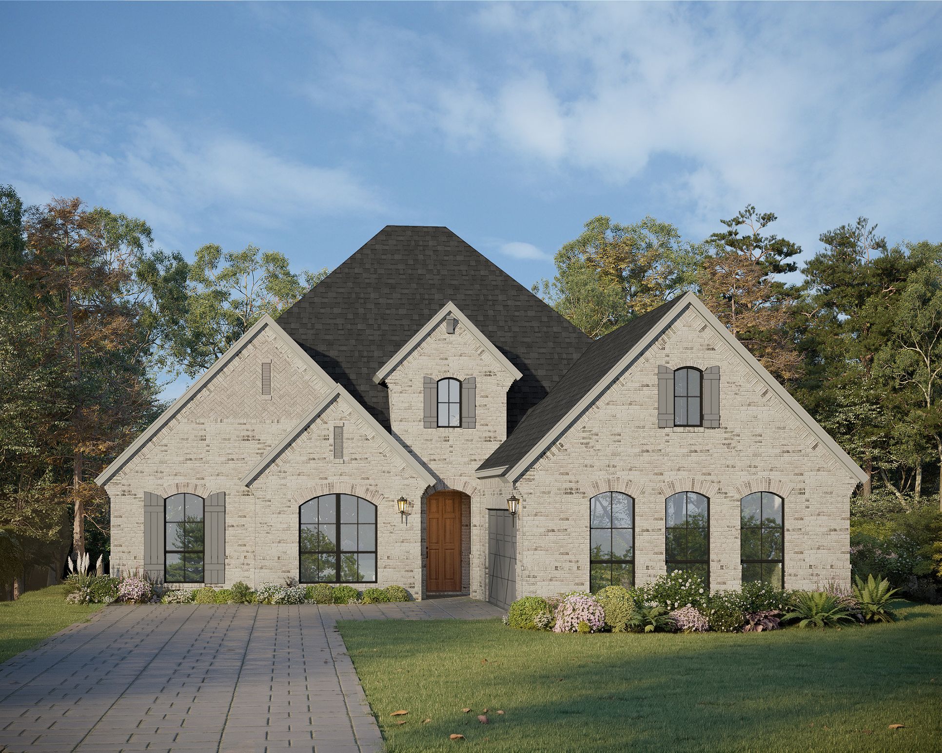 Exterior:Plan 1625 Elevation A