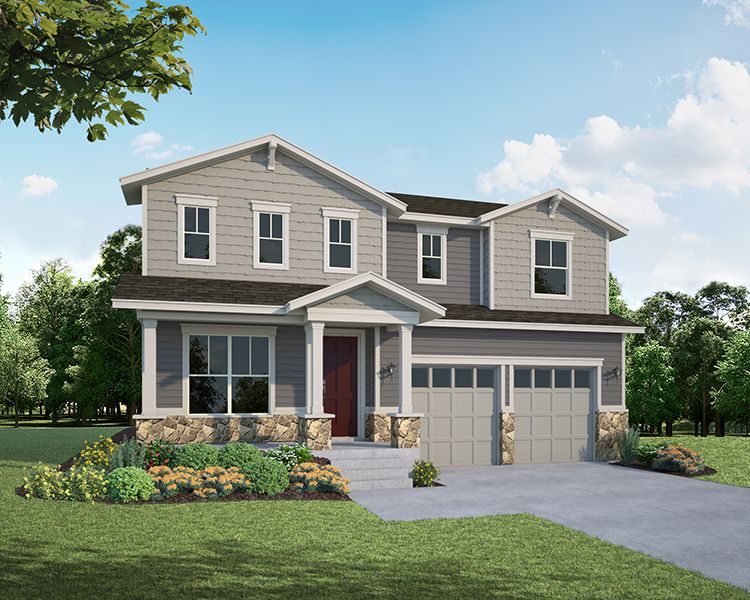 Exterior:Plan C405 Elevation A