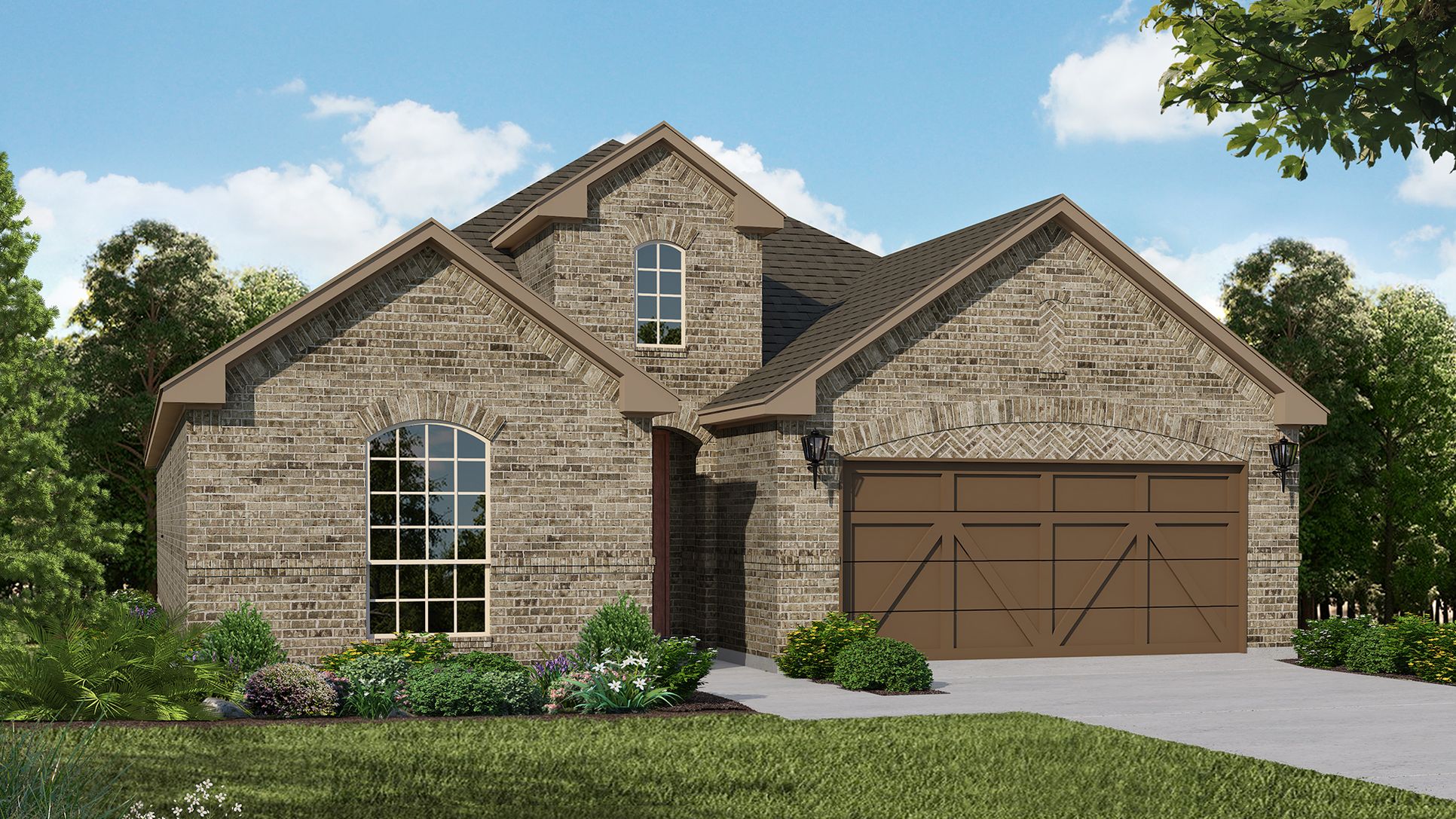 Exterior:Plan 1530 Elevation A by American Legend Homes