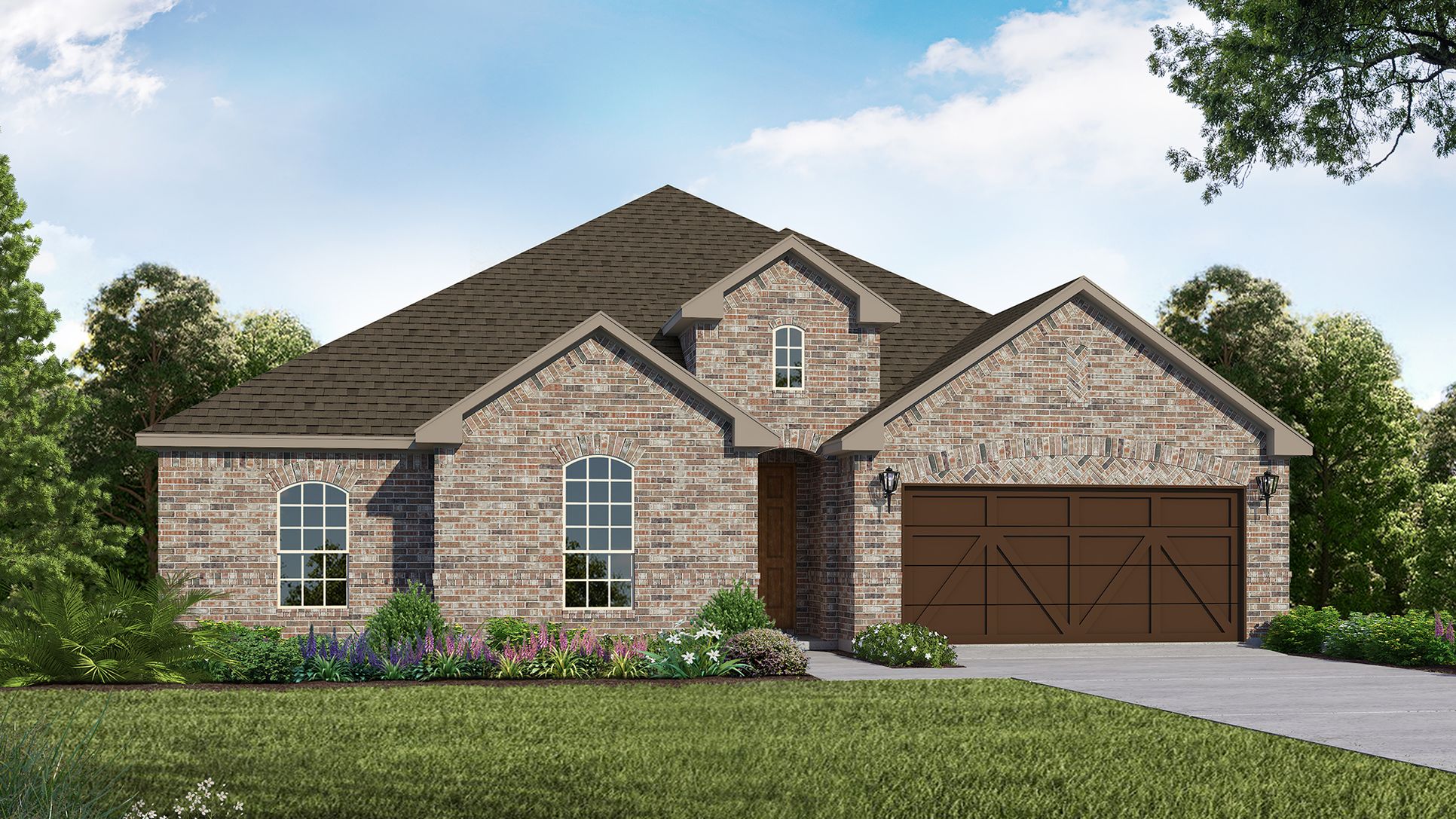 Exterior:Plan 1681 Elevation A by American Legend Homes