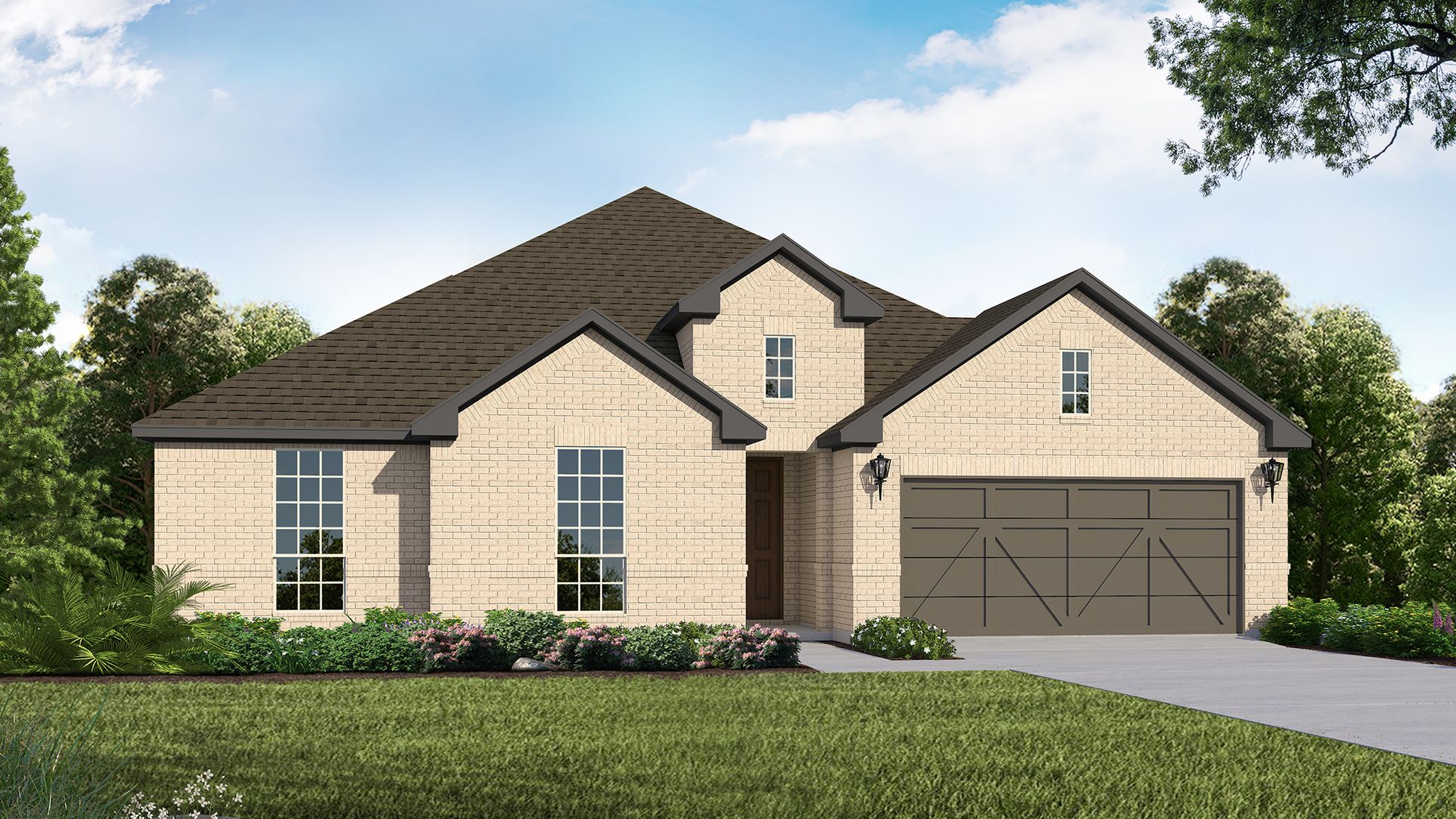 Exterior:Plan 1682 Elevation A by American Legend