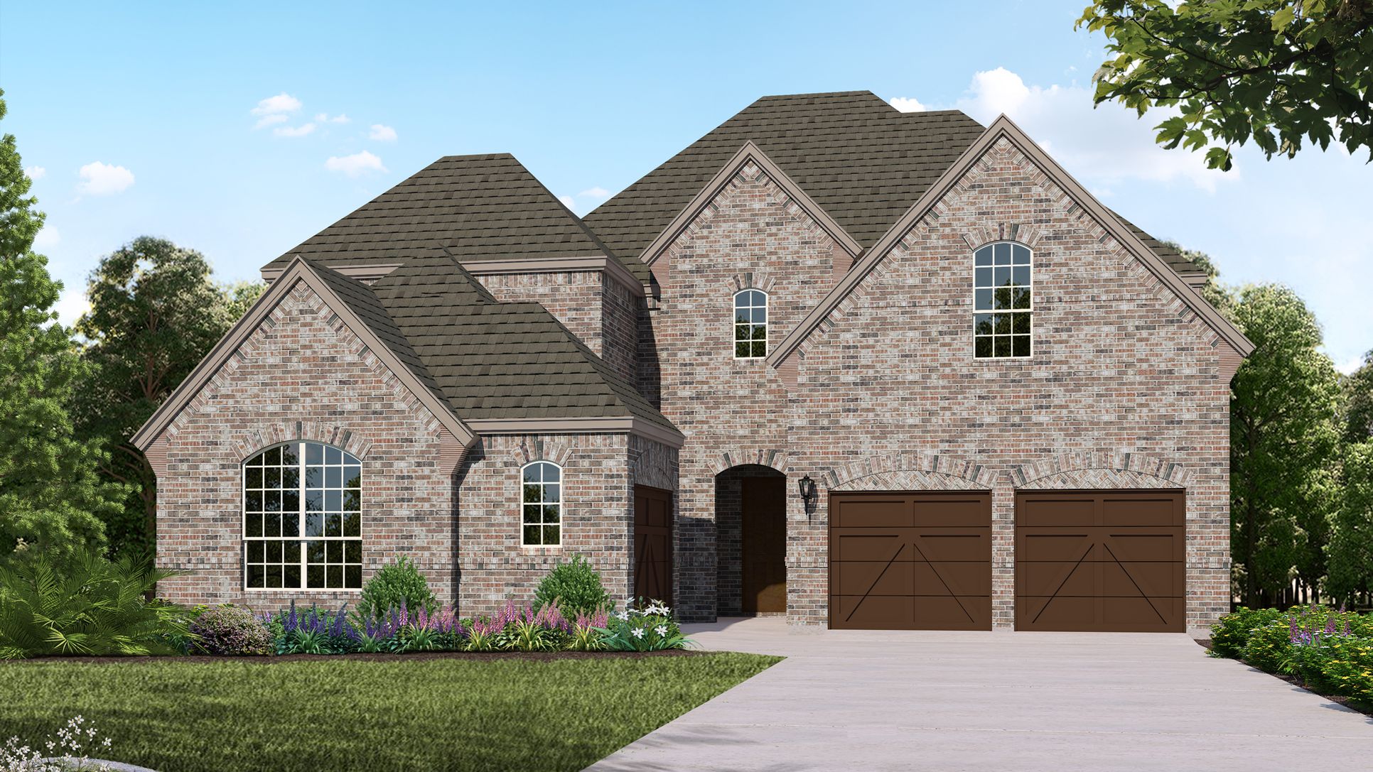 Exterior:Plan 609 Elevation A